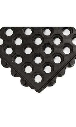 ALFOMBRA GOMA ANTIFATIGA ENTRELAZABLE 92x92x1,5 cm