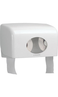 AQUARIUS blanco dispensador doble rollo higienico 