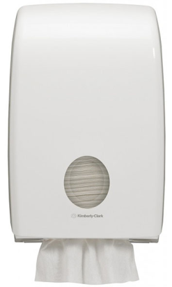 AQUARIUS blanco dispensador toallas interplegadas