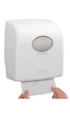 AQUARIUS blanco Slimroll dispensador toalla en 