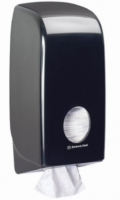 AQUARIUS negro dispensador higienico interplegado