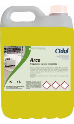 ARCE detergente antiestatico espuma controlada