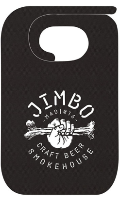 Babero Negro Personalizado de Spunbond 60g 36x60cm - Tienda Online