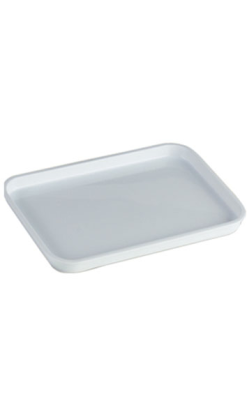 BANDEJA ABS 330x215x25 mm blanca