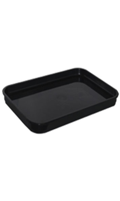 BANDEJA ABS 330x215x25 mm negra