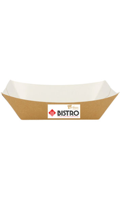Barqueta Kraft 300g Superior 220x145mm Base 170x95 - Personalizada