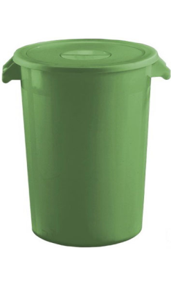 BARREÑO WEX CON TAPA HAS 100 l verde