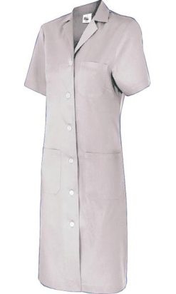 BATA MANGA CORTA MUJER 200g 65% poliéster 35% algo