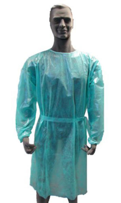 Bata de Polipropileno con Cierre Dorsal y Cintas de 16g - Comprar Online