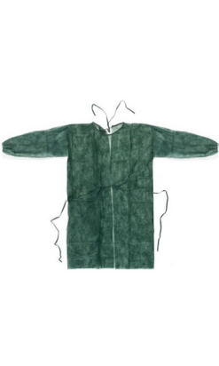 Bata de Polipropileno con Cierre Dorsal - Compra Online