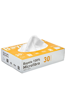 BAYETA MICROFIBRA blanca 28x20cm