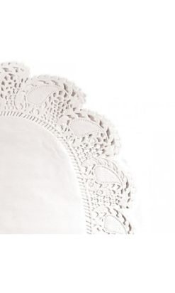 BLONDA OVALES BLANCO 22x16 cm