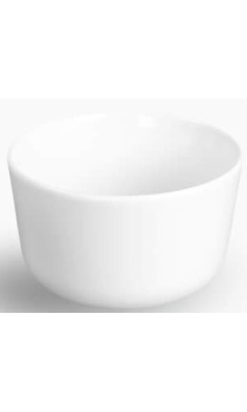 BOL 10 cm H 6 cm NORDIKA BLANCO Costaverde