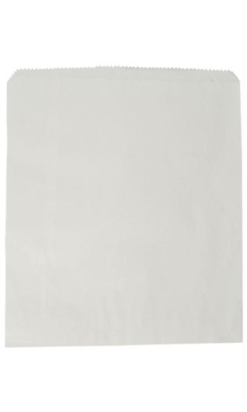 Bolsa de Patatas Fritas 9+5x12 cm | Antigrasa 35 g | Blanca Grande