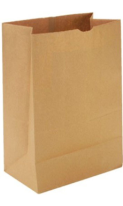 BOLSA AMERICANA KRAFT 60g 26+14x41cm