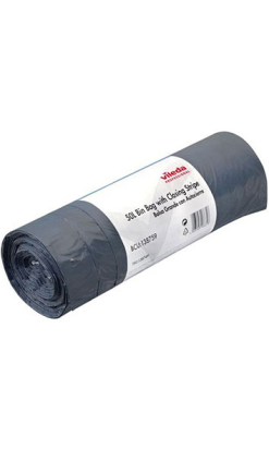 BOLSA BASURA 70x80 AUTOCIERRE gris Vileda