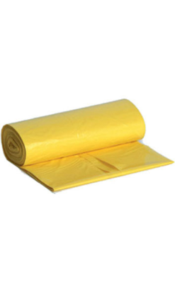 Bolsa de Basura Multicapa Amarilla 85x105 cm - Sostenible EQG 150