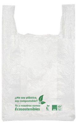 BOLSA CAMISETA ROLLO 40x50 COMPOSTABLE 11 my