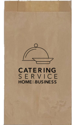 Bolsa Kraft Personalizada - Pan y Bollería - Envío Rápido