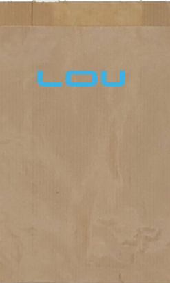 Bolsa Kraft Personalizada para Pan y Bollería - 40g 14+7x24