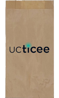 Bolsa Kraft Personalizada para Pan y Bollería - Compra Online