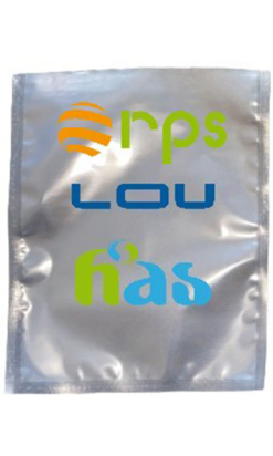 Bolsa Personalizada Plata 20x30 con Fondo Vacío