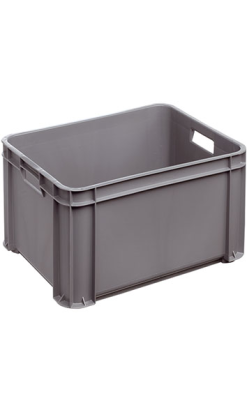 CAJA APILABLE 41 l 504x384x260 mm gris