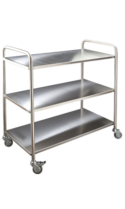 CARRO SERVICIO 3 BANDEJAS inox