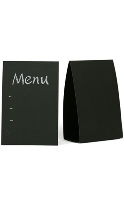 CARTELLES DE SOBREMESA NEGRO 10x15,2 cm