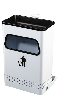 Cenicero Papelera Pared 40 l Metálica Troit - ¡Compra Ahora!