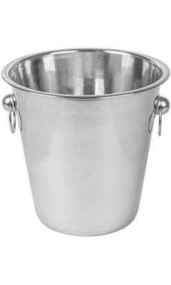 CHAMPANERA CON ASAS INOX Ø21x215 cm