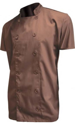 CHAQUETA CHEF CLASICA UNISEX MANGA CORTA BOTONES
