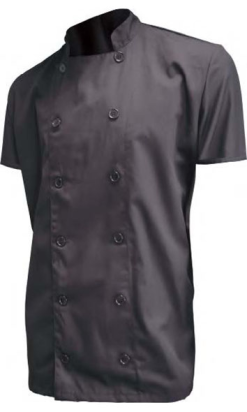 CHAQUETA CHEF CLASICA UNISEX MANGA CORTA BOTONES