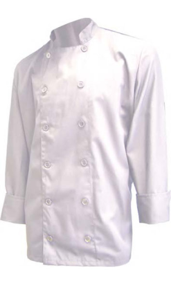 CHAQUETA CHEF CLASICA UNISEX MANGA LARGA BOTONES