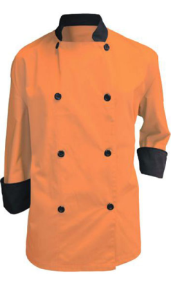 CHAQUETA CHEF UNISEX MANGA COMBINADA BOTONES 200g 