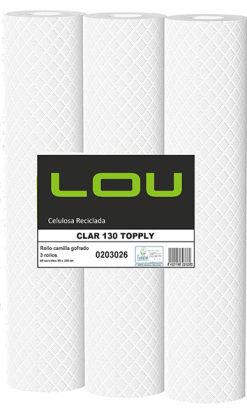 CLAR 130 TOPPLY Rollo camilla 59x25 cm Ecolabel