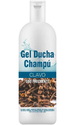 CLAVO Gel Ducha y Champu uso frecuente