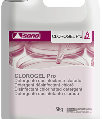 CLOROGEL-PRO detergente bactericida clorado