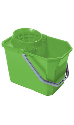 COMFORT CUBO VDM 15 l con escurridor verde