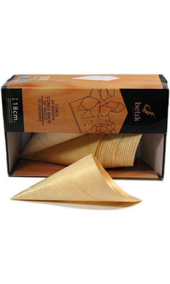 CONO MADERA 18 cm