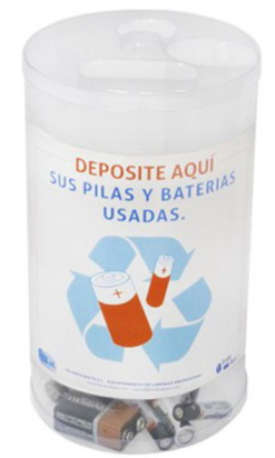 CONTENEDOR PILAS 3,5 Lts DESECHABLE