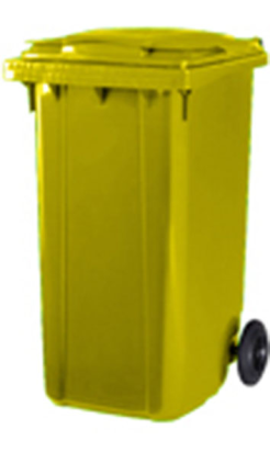 CONTENEDOR ZONA 240 l 2 ruedas amarillo