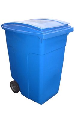 CONTENEDOR ZONA 360 l 2 ruedas azul