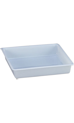 CUBETA RECTANGULAR  6 l 430x285x75 mm blanca 