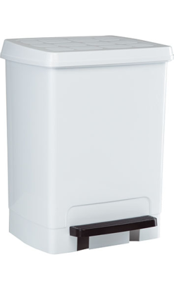 CUBO PEDAL HAS 26 l blanco con tapa 