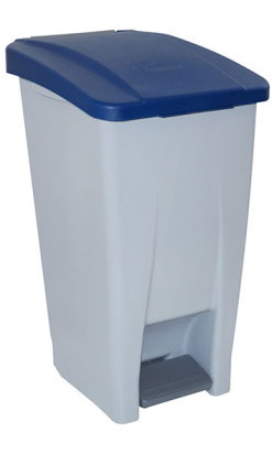 CUBO PEDAL SELECTIVA CON RUEDAS HAS 60 l blanco