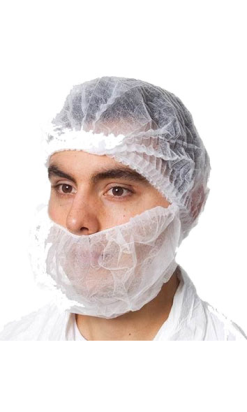 CUBRE BARBAS POLIPROPILENO blanco