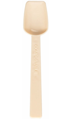 CUCHARILLA HELADO PLA 9,5 cm compostable