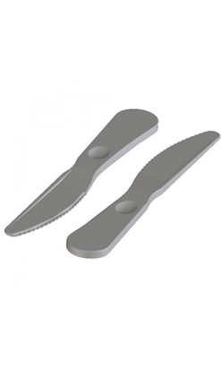 CUCHILLO 173x26x5 mm polipropileno gris