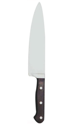 CUCHILLO INOX SABATIER, MANGO ABS 20 cm